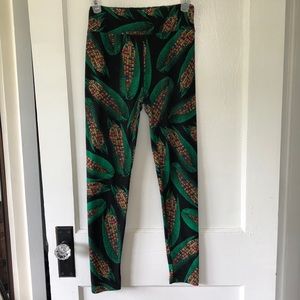 LuLaRoe Multicolored Corn Pattern Leggings
